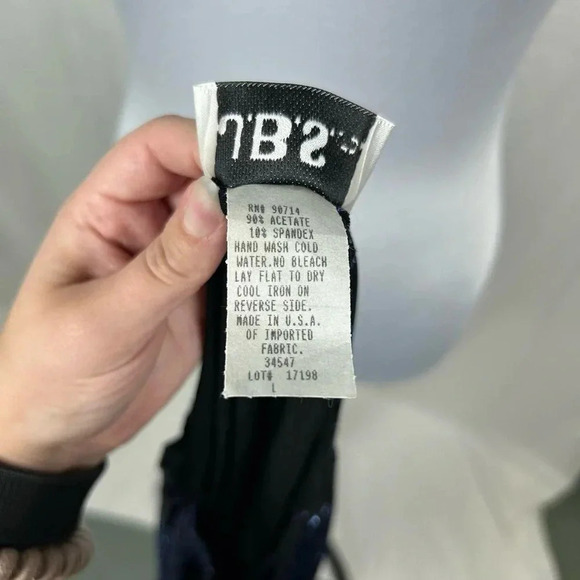 Vintage JBS LTD Sparkly Printed Top - Picture 6 of 6